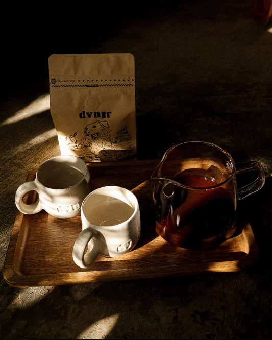 Dos pocillos y una bolsa de Funky