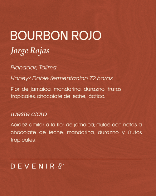 Bourbon Rojo Honey